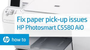 Ronyasoft does not sell hp® printers! Fixing Paper Pick Up Issues Hp Photosmart C5580 All In One Printer Hp Youtube