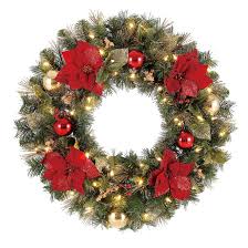 Great selection of christmas decorations clearance christmas lights at the guaranteed lowest price. Holiday Living Battery Powered Christmas Wreath Chesapeake 50 Warm White Led Lights 30 In Gd26m4b87l00 Rona