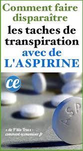 Comment Faire Disparaitre Les Taches De Transpiration Avec De L Aspirine Tache Aspirine Astuces Pour Nettoyer