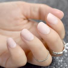 How to do acrylic nails. Matte Short Small Fake Nails Natural Pink Round Ladies Fashion Acrylic Nail Tips Manicure Tools Many Designs For Choose False Nails Aliexpress