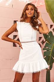 Perfect Paradise Dress White