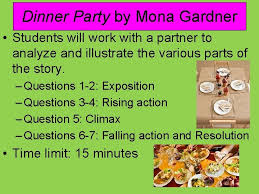 The dinner party is set in india, where there is a huge dinner party going on. Lesson 1 Reviewing Story Elements In Context Todays
