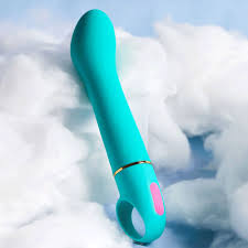Blush Aria Flirty AF Silicone G-Spot Vibrator with Loop Handle Teal