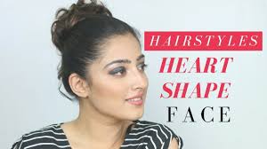 The angles will help soften the jawline, while the short length. Hairstyle For Heart Shaped Face Youtube