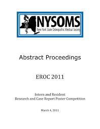 Abstract Proceedings EROC 2011