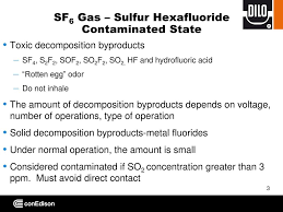 Environmental And Safety Concerns With Sf6 Gas Ppt Download