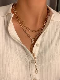 It is also a great bead stash buster. Chunky Chain Y Lariat Necklace Romwe Usa