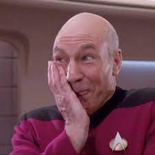 Patrick Stewart Smirk Blank Template Imgflip