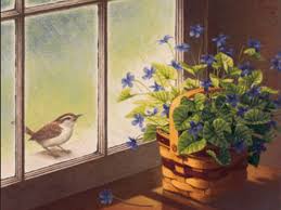 ب ن ف س ج Photo Painting Art Birds