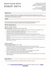 courier driver resume samples qwikresume