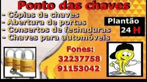 Chaveiro 24 horas Ponto das chaves