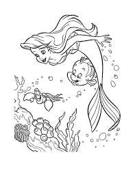 Ariel has a sweet voice and just like any other disney princess she is beautiful and especially with her wavy red hair. The Little Mermaid Free To Color For Children The Little Mermaid Kids Coloring Pages