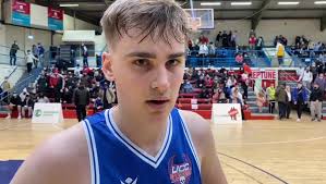 Jack O’Leary captain for Blue Demons Basketball Club U20s speaks after his  side booked their place in the Insuremyhouse.ie National Cup final 👌🎙