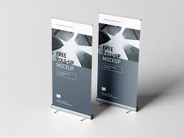 Download 100x200cm Roll Up Psd Mockup Mockupsq