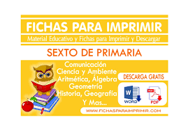 A asignatura de geografía aborda el estudio del espacio geográfico desde una perspectiva formativa, a partir del desarrollo integral de conceptos, habilidades y actitudes. Sexto De Primaria Mas De 500 Fichas Para Imprimir Gratis
