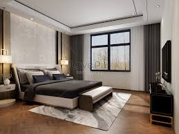 A comfortable mattress appropriate for the size of the bed will give you seamless sleep. New Chinese Style Simple Bedroom Interior Design Effect Chart Photo Image Picture Free Download 500693664 Lovepik Com