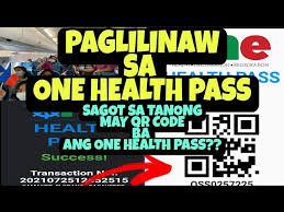 The categorisation of countries will be updated weekly by the ministry of health. How To Apply Qr Code In One Health Pass List Of Requirements For Returning Ofw Youtube