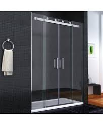 Aqua I8 Frameless Double Sliding Shower Door 1600mm X 1950mm High With Images Portable Shower Stall Glass Shower Enclosures Shower Doors
