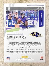 Maybe you would like to learn more about one of these? Lamar Jackson 2020 Panini Prestige Football Baltimore Ravens Football Card Kbk Sports