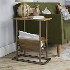Living room white end tables. Novogratz Regal End Table Walnut Accuweather Shop