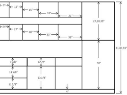 Standard depth ranges from 12″ to 24″. 20 Kitchen Cabinet Dimensions Ideas