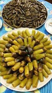 يبرق ومحشي كوسا وباذنجان Egyptian Food Palestinian Food Syrian Food