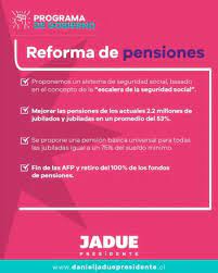 Uno de los grandes pilares corresponde al cambio en el sistema previsional. Bqwvfmv Hyzoim
