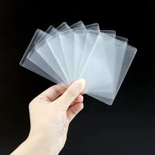 4.7 out of 5 stars 24. Smart Transparent Plastic Id Credit Card Holder Protector Sleeve Buy Plastic Card Sleeves Custom Card Sleeves Plastic Sleeves For Cards Product On Alibaba Com