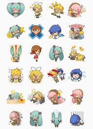 Vocaloid Line Stickers Google Search Vocaloid Hatsune Miku Line Sticker