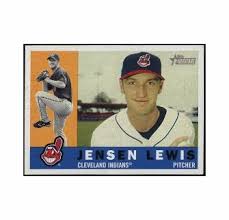 2009 Topps Heritage Jensen Lewis Baseball Card