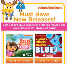Welcome to nickjr.tv, the home of blaze, paw patrol, shimmer & shine, and more of your preschooler's favorite shows! New From Nickelodeon Jr Dora Blues Clues On Itunes Raenewman S Blog
