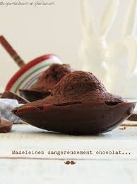 Madeleines Dangereusement Chocolat Madeleine Chocolat Gourmandise Recette Madeleine