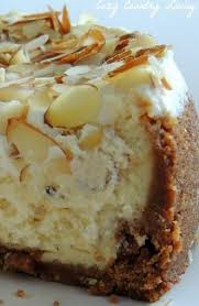 White Chocolate Almond Amaretto Cheesecake Delicious Desserts Special Desserts How Sweet Eats