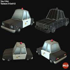 Download Low Poly Police Car Low Poly Car Low Poly Car Cartoon