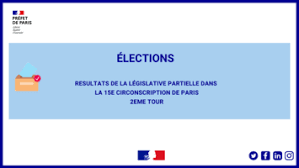 Des r�sultats qui soulagent l'ensemble des dirigeants europ�ens et internationaux. Resultats De La Legislative Partielle Dans La 15eme Circonscription De Paris 2e Tour La Prefecture Et Les Services De L Etat En Region Ile De France