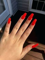 There is a distinction in between a gel manicure and also an acrylic manicure. Candy Coat Coffin Nails Designs Red Acrylic Nails Matte Nails Design