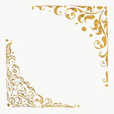 Download Premium Png Of Gold Filigree Victorian Border Png 2631858
