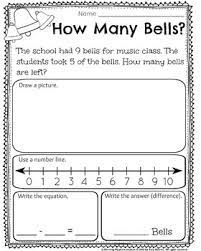 Word problems based on subtraction are of several types: 1st Grade Subtraction Word Problems By Planning Playtime Tpt