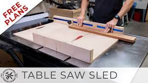 I've got a really fun chess board project coming up and this will really help out. Simple Table Saw Sled With Free Plans Diy Woodworking Youtube