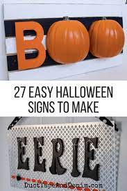 I spend $20 at dollar tree and made these 8 halloween projects! 27 Easy Halloween Signs You Can Make This Weekend