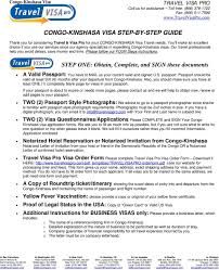 Jul 27, 2021 · the us 10 year multiple entry visa is a temporary visa that allows holders to engage in business and tourist activities within the u.s. Congo Kinshasa Visa Step By Step Guide Pdf Free Download