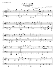 The tuning pins are placed obliquely two by two or three by three for each unison, depending whether the piano is double or triple strung; Yozakura Quartet Just Tune Sheet Music Pdf Free Score Download