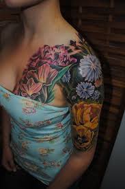 Black And Grey Sleeve With Color Ryan Thomas Tattoos Floral Sleeve Tattoos Sleeve Tattoos For Women Sleeve Tattoos