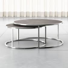 Keya Stainless Steel Nesting Coffee Tables Reviews Crate And Barrel Nesting Coffee Tables Coffee Table Coffee Table Crate And Barrel