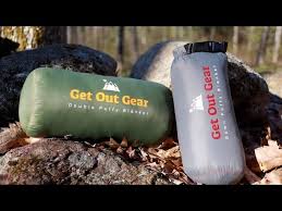 Since your rumpl comes with a stuff sack, it conveniently fits with all of your other necessary camping gear. Get Out Gear Review Down Puffy And Double Puffy Blankets Youtube