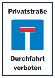 Verbotsschild durchgang verboten zum ausdrucken / â€¦. Hinweisschild Privatstrasse Durchfahrt Verboten Hinweisschilder Durchfahrt Verboten Verkehrsschilder