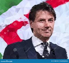 ROMA, ITALIA, MAGGIO 2018: Giuseppe Conte, Nuovo Presidente Italiano Del  Governo, Illustrazione Di Vettore, Elaborazione Grafica Fotografia Stock  Editoriale