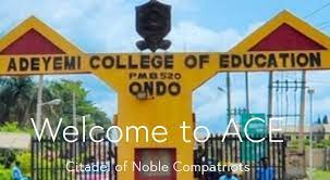 Adeyemi in recognition of his immense contribution to educational development in ondo province. Adeyemi College Of Education Ondo Aceondo Degree Admission List For 1st 2nd Batch Dutable