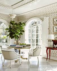 A 1920s Dallas Tudor Restored By Cathy Kincaid And Wilson Fuqua The Glam Pad Dallas House Traditional Decor Sunroom Dining