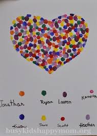 Fingerprint Art Heart Valentine For Kids Busy Kids Happy Mom Heart Projects Fingerprint Heart Diy Teacher Gifts